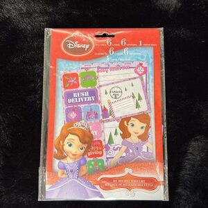 Disney Sofia the First Holiday Wish List Kit - 6 Letters & Envelopes